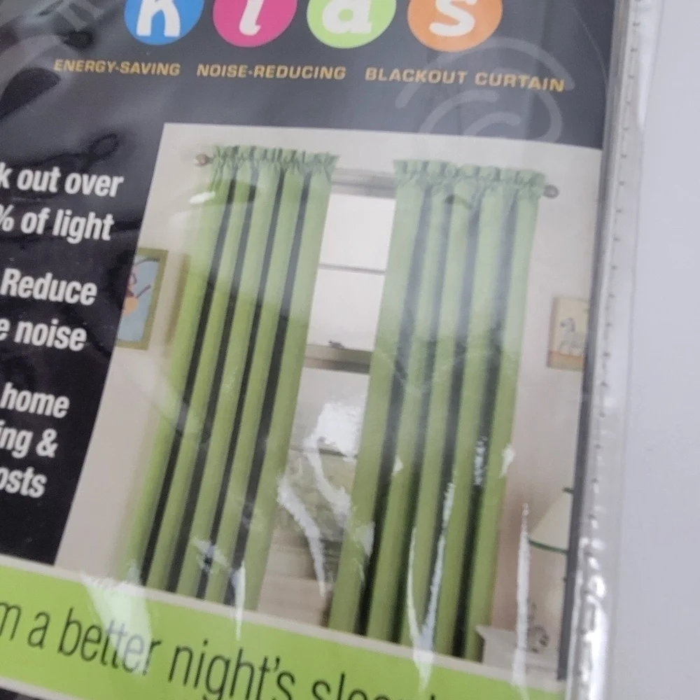 Green Blackout Curtain eclipse